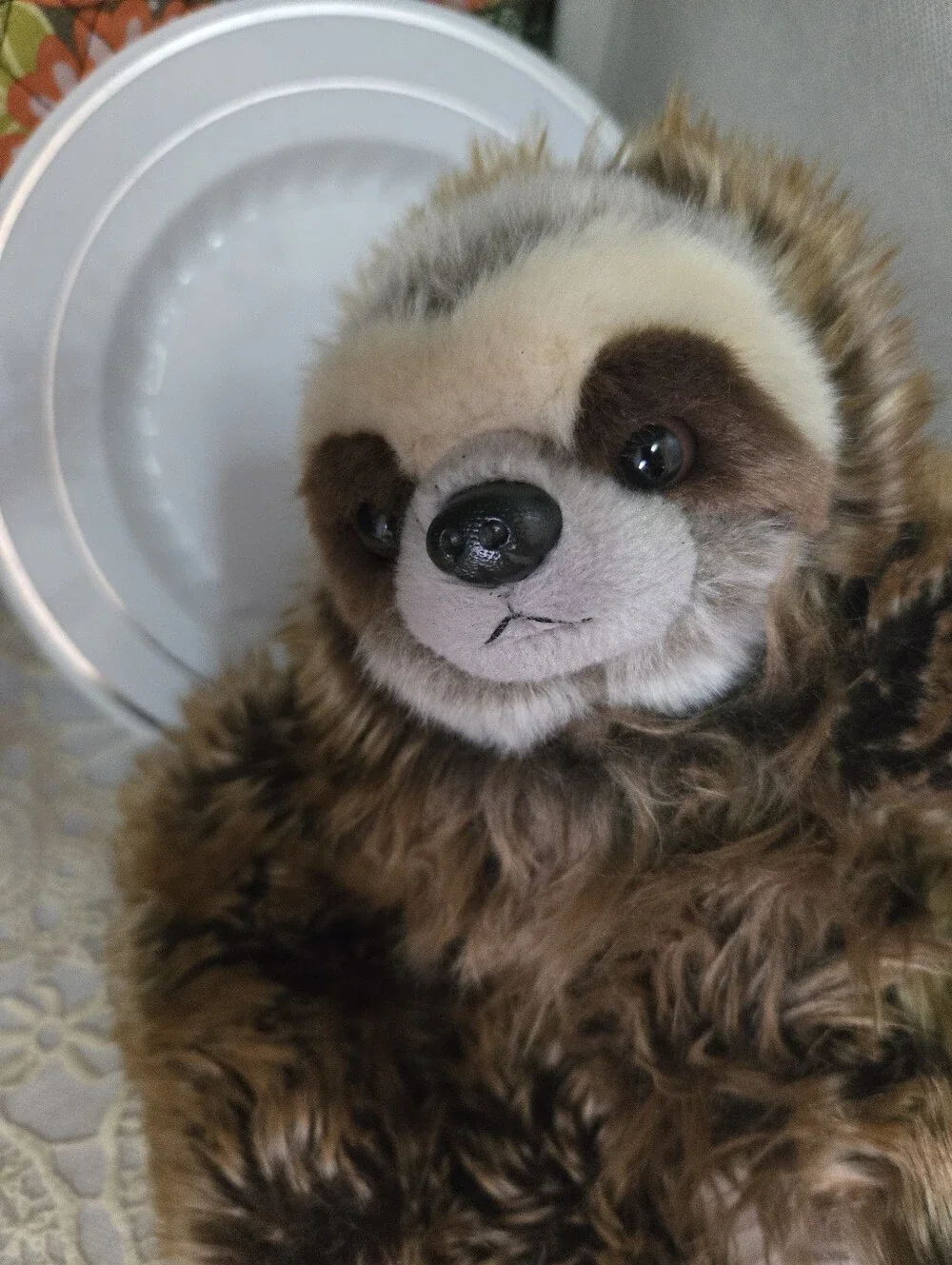 4/$15 Aurora World Sloth Plush Stuffed Animal Brown Tan Cream